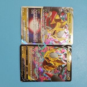 Pokémon Trading Cards - Giratina V Card and giratina vstar Collection Set